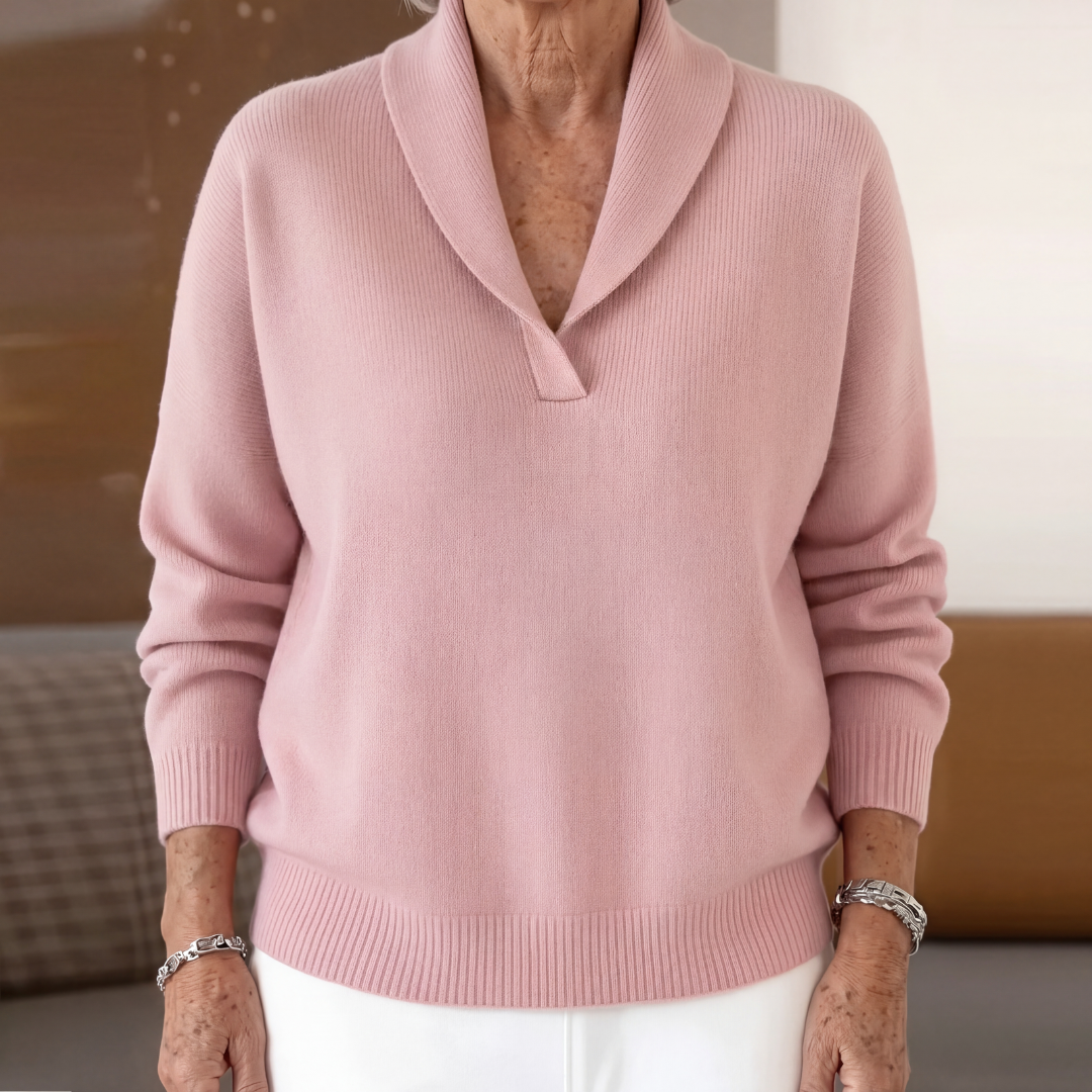 Sofia | The Forgiving-Fit V-Neck Jumper