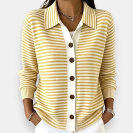 Camille | The Striped Cardigan