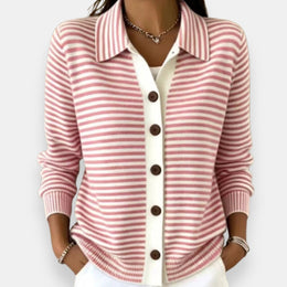Camille | The Striped Cardigan