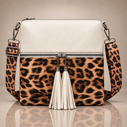 The Sienna Leopard Tassel Bag