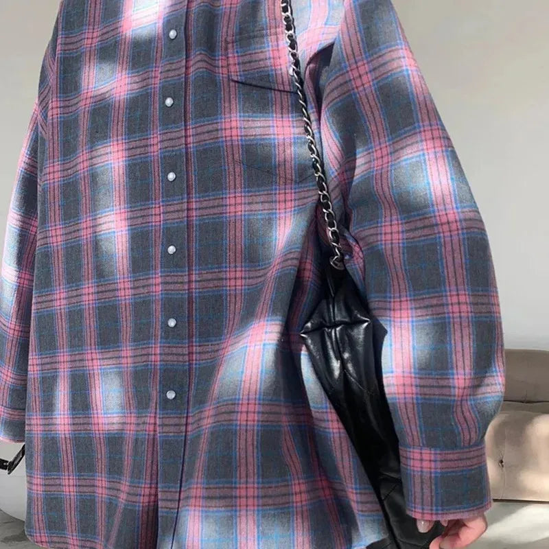 Amelia Classic Plaid Shirt
