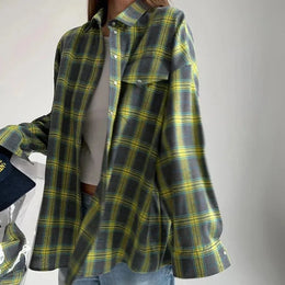 Amelia Classic Plaid Shirt