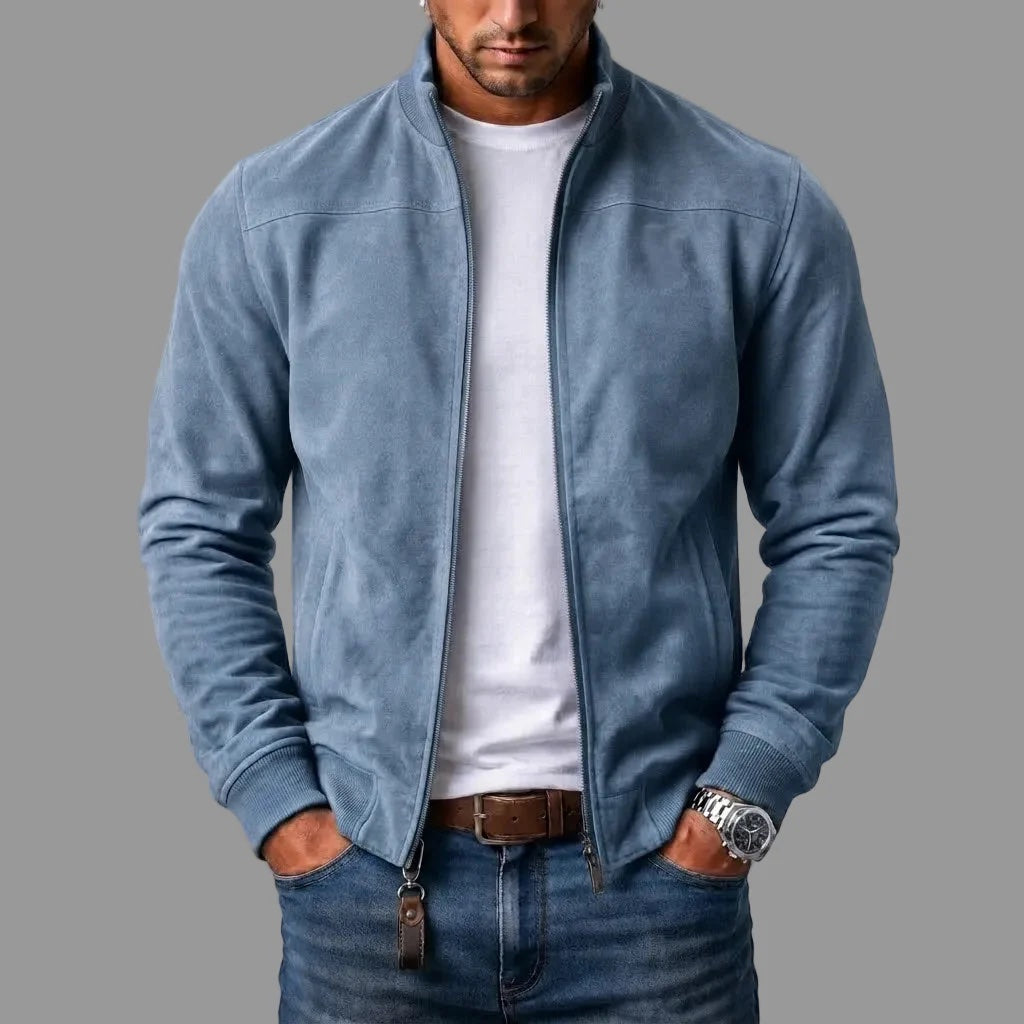 Monroe - Suede Bomber Jacket