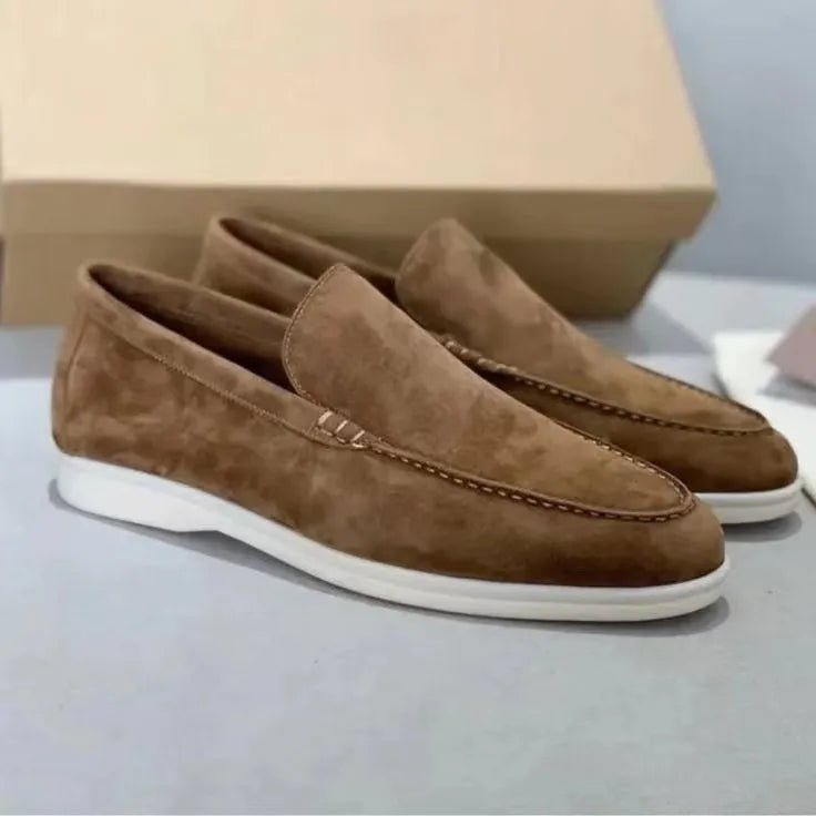 For Cross-Border Foreign Trade New European American Mens Casual Loafers Matte Upper Rubber Outsole Lightweight Autumn