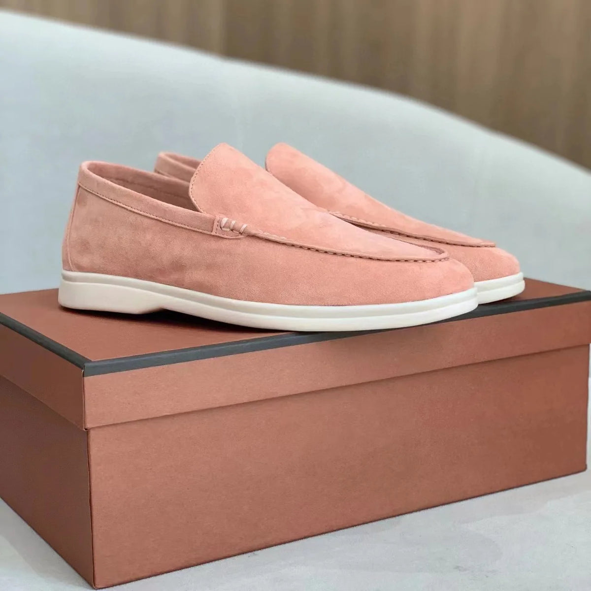 For Cross-Border Foreign Trade New European American Mens Casual Loafers Matte Upper Rubber Outsole Lightweight Autumn