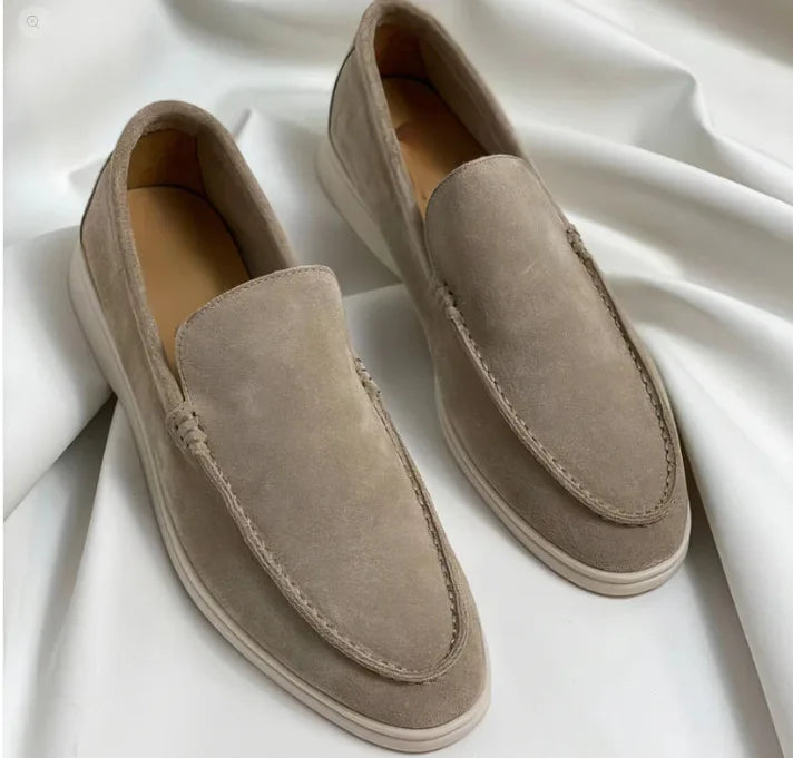 For Cross-Border Foreign Trade New European American Mens Casual Loafers Matte Upper Rubber Outsole Lightweight Autumn