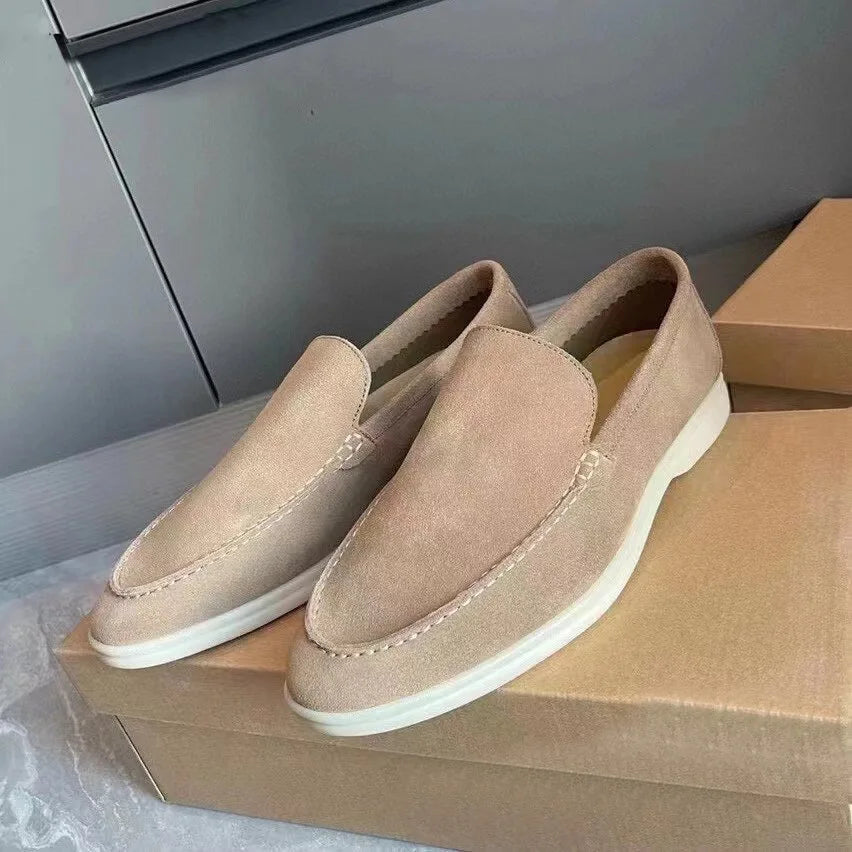 For Cross-Border Foreign Trade New European American Mens Casual Loafers Matte Upper Rubber Outsole Lightweight Autumn