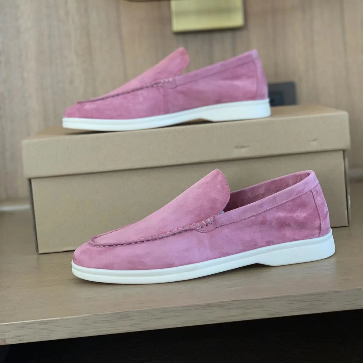 For Cross-Border Foreign Trade New European American Mens Casual Loafers Matte Upper Rubber Outsole Lightweight Autumn