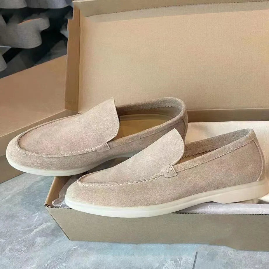 For Cross-Border Foreign Trade New European American Mens Casual Loafers Matte Upper Rubber Outsole Lightweight Autumn