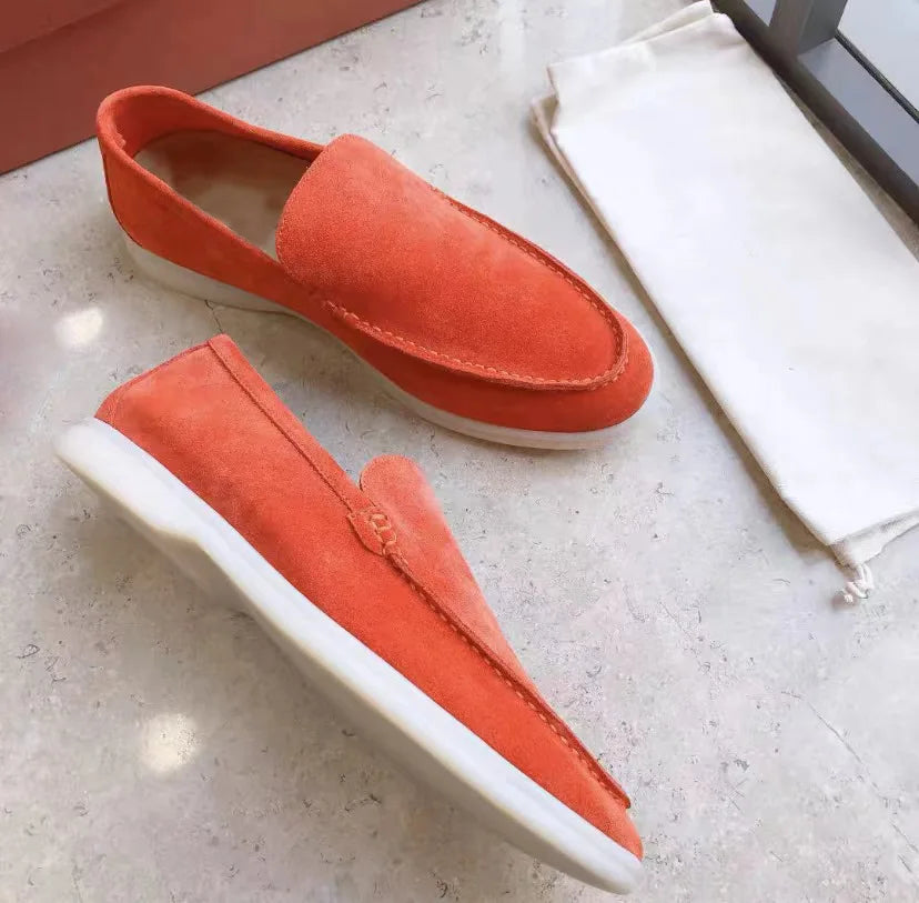 For Cross-Border Foreign Trade New European American Mens Casual Loafers Matte Upper Rubber Outsole Lightweight Autumn