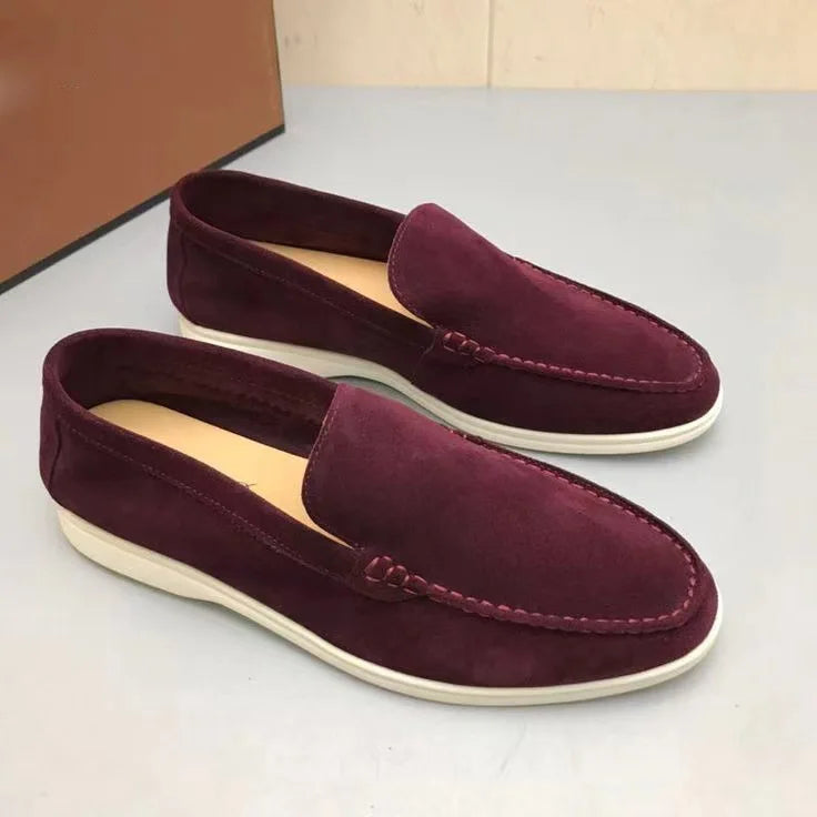 For Cross-Border Foreign Trade New European American Mens Casual Loafers Matte Upper Rubber Outsole Lightweight Autumn