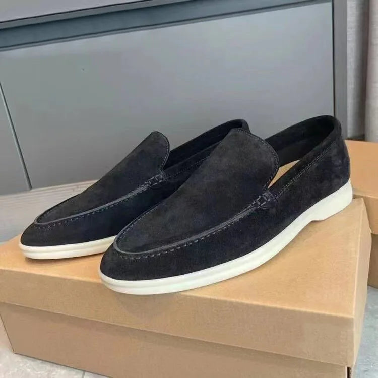 For Cross-Border Foreign Trade New European American Mens Casual Loafers Matte Upper Rubber Outsole Lightweight Autumn