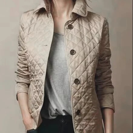 Sophia Quilted Cotton-Blend Jacket