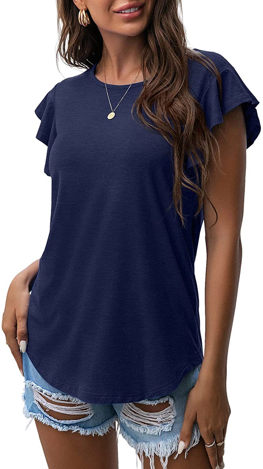 The Marisol Ruffle Sleeve Top