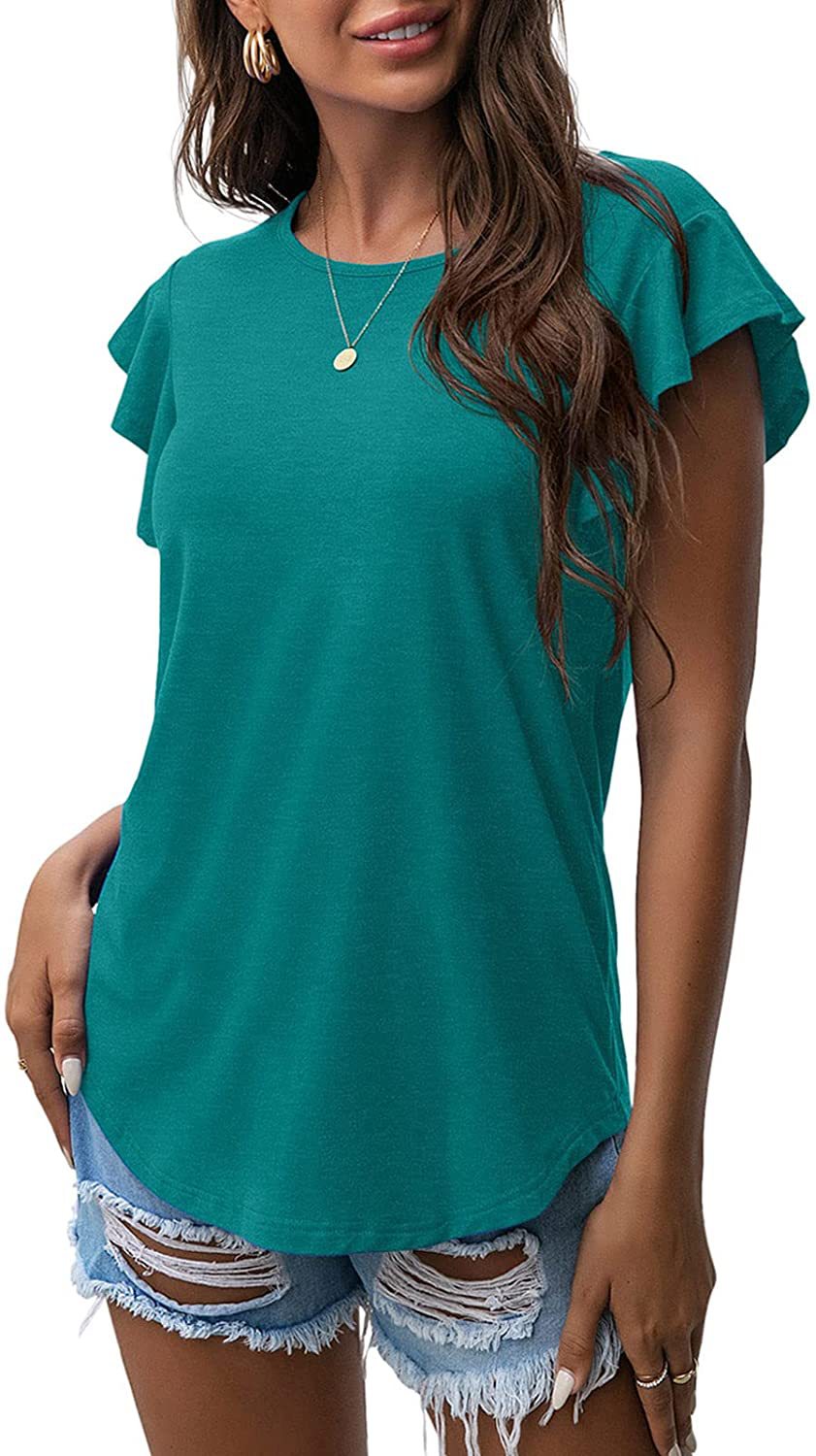 The Marisol Ruffle Sleeve Top