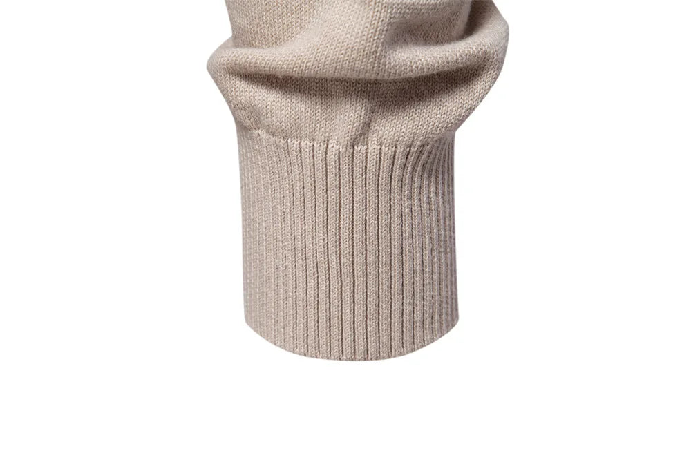 2025 Autumn Winter New Fashion Men's Solid Color O-neck Long Sleeve Casual Trendy Knitted Sweaters Male Clothes Pullover Tops