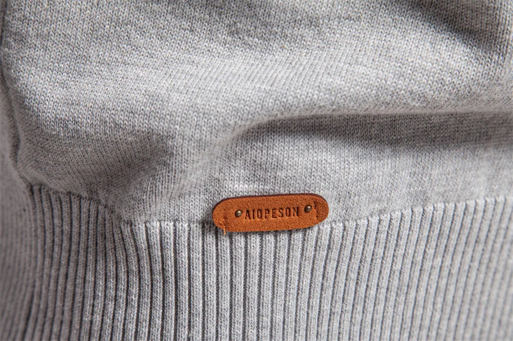 2025 Autumn Winter New Fashion Men's Solid Color O-neck Long Sleeve Casual Trendy Knitted Sweaters Male Clothes Pullover Tops
