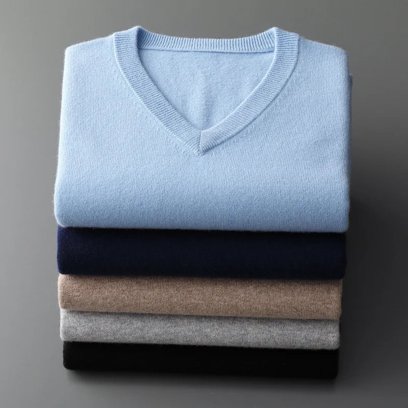 Hamburg Cashmere V Neck Cardigan