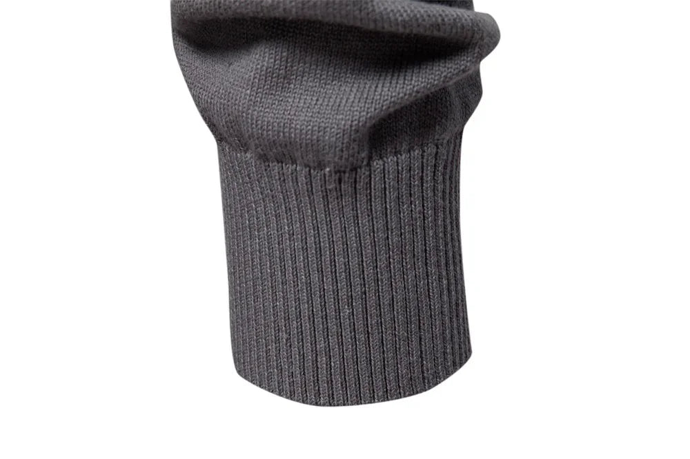 2025 Autumn Winter New Fashion Men's Solid Color O-neck Long Sleeve Casual Trendy Knitted Sweaters Male Clothes Pullover Tops