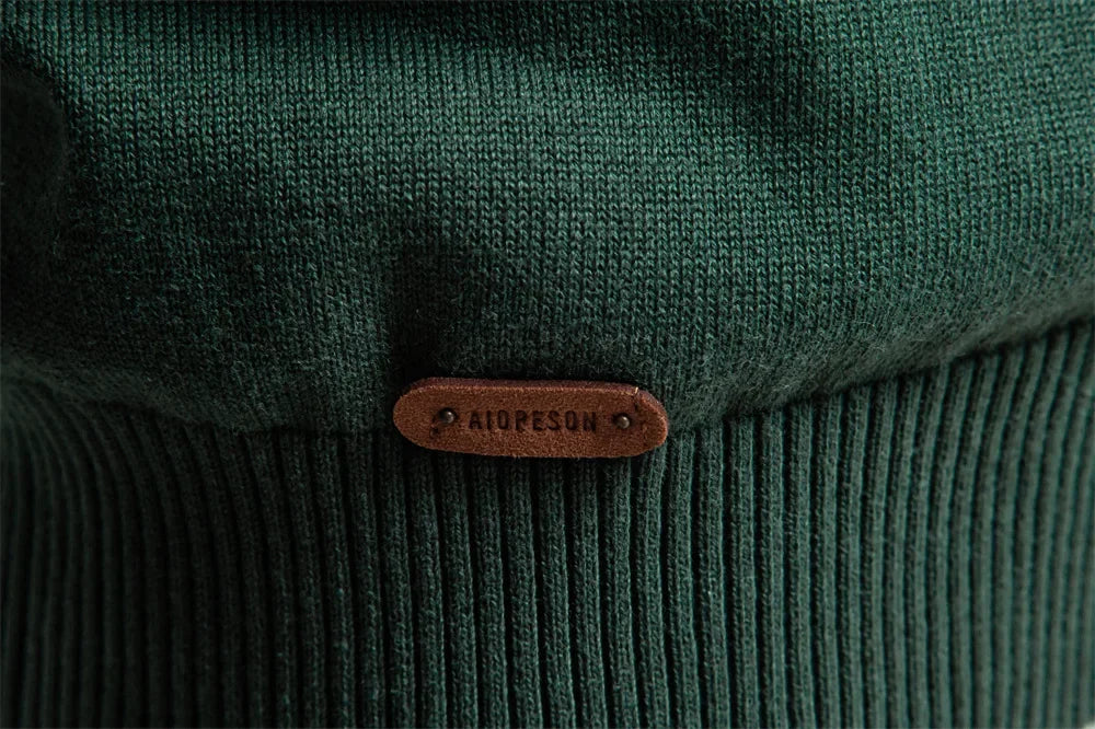 2025 Autumn Winter New Fashion Men's Solid Color O-neck Long Sleeve Casual Trendy Knitted Sweaters Male Clothes Pullover Tops