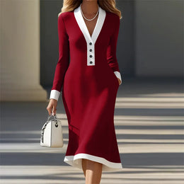 Elodie Contrast Dress
