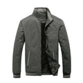 Fleece Baseball Jacket Thickened Jackets Warm Solid Color Zipper Top Men's Fashion Aviator Jacket Autumn And Winter New Coats