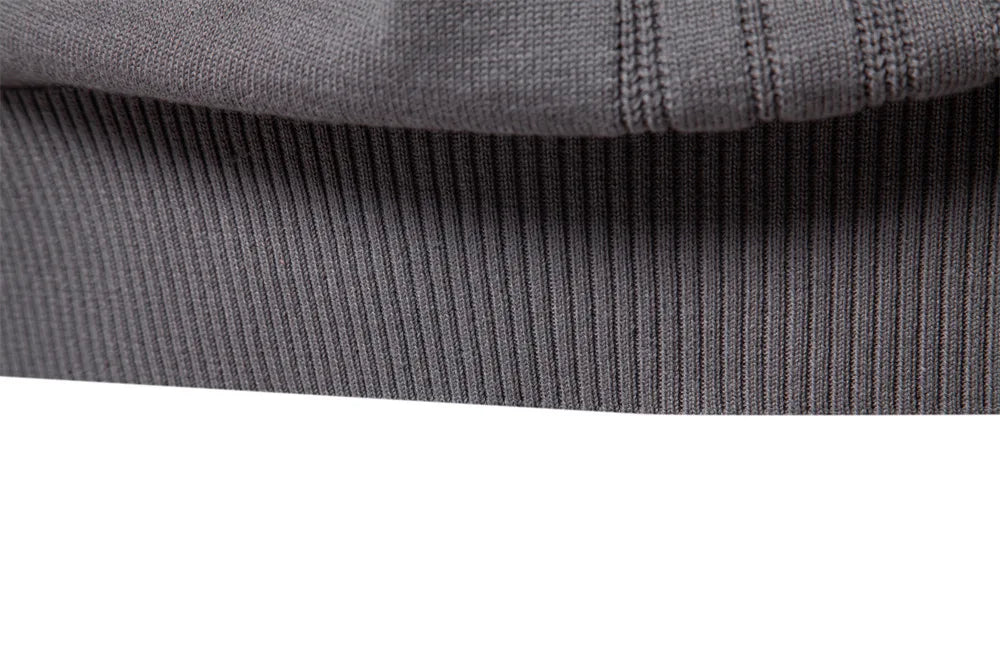 2025 Autumn Winter New Fashion Men's Solid Color O-neck Long Sleeve Casual Trendy Knitted Sweaters Male Clothes Pullover Tops