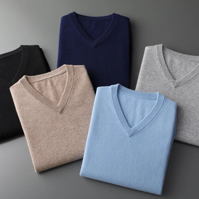 Hamburg Cashmere V Neck Cardigan