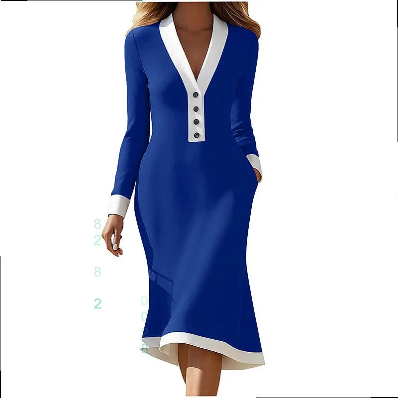 Elodie Contrast Dress