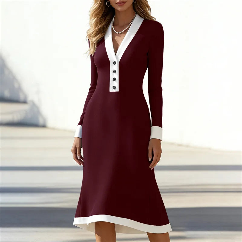 Elodie Contrast Dress