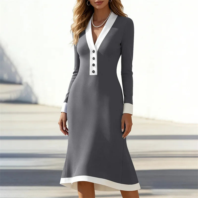 Elodie Contrast Dress