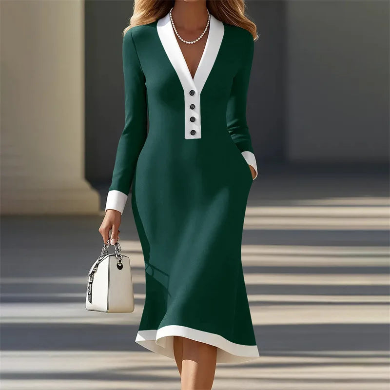 Elodie Contrast Dress