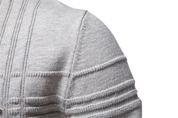 2025 Autumn Winter New Fashion Men's Solid Color O-neck Long Sleeve Casual Trendy Knitted Sweaters Male Clothes Pullover Tops