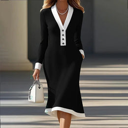 Elodie Contrast Dress