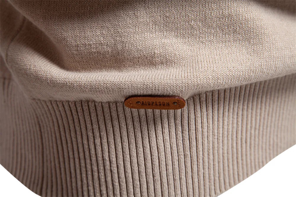 2025 Autumn Winter New Fashion Men's Solid Color O-neck Long Sleeve Casual Trendy Knitted Sweaters Male Clothes Pullover Tops