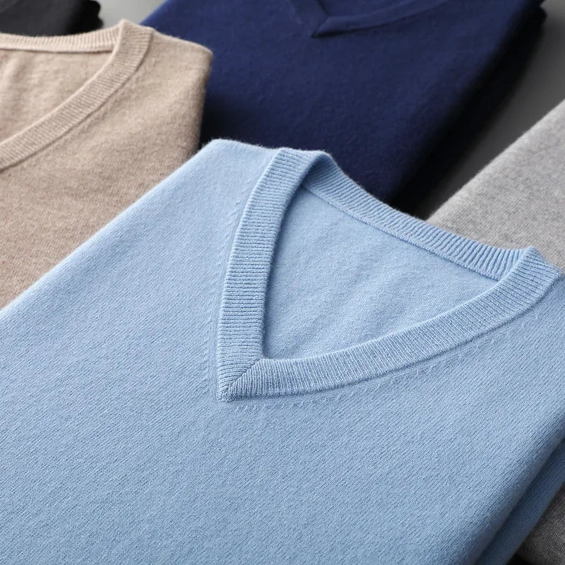 Hamburg Cashmere V Neck Cardigan