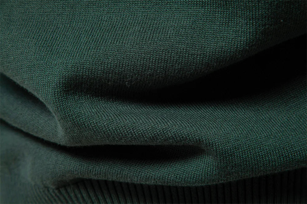 2025 Autumn Winter New Fashion Men's Solid Color O-neck Long Sleeve Casual Trendy Knitted Sweaters Male Clothes Pullover Tops