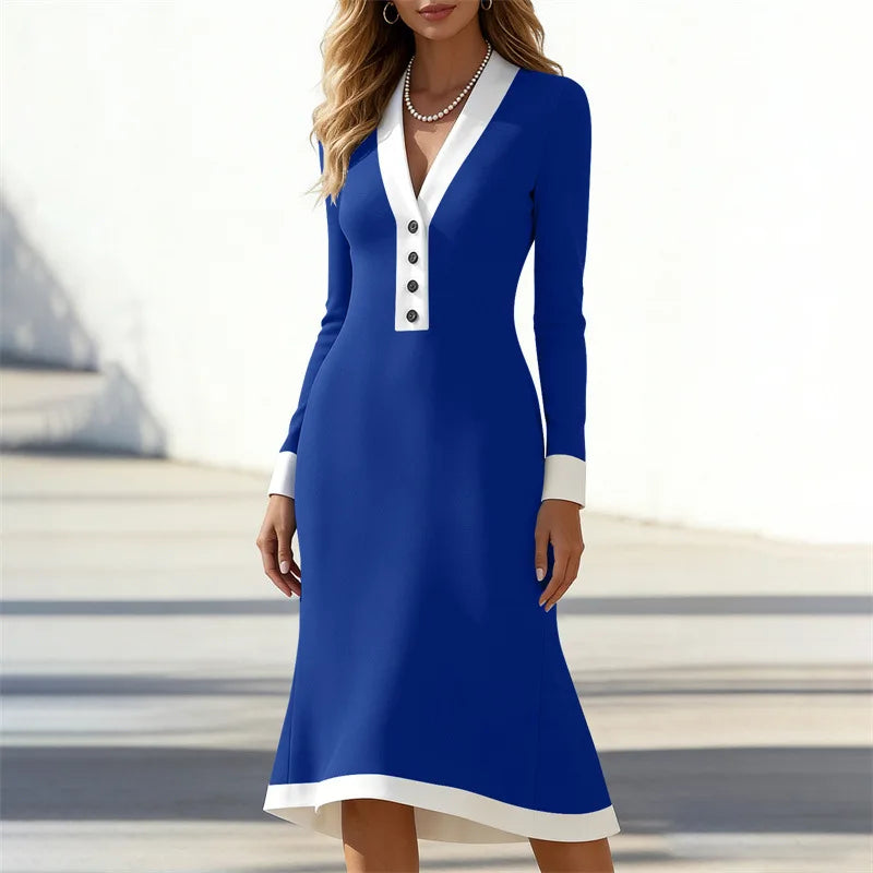 Elodie Contrast Dress