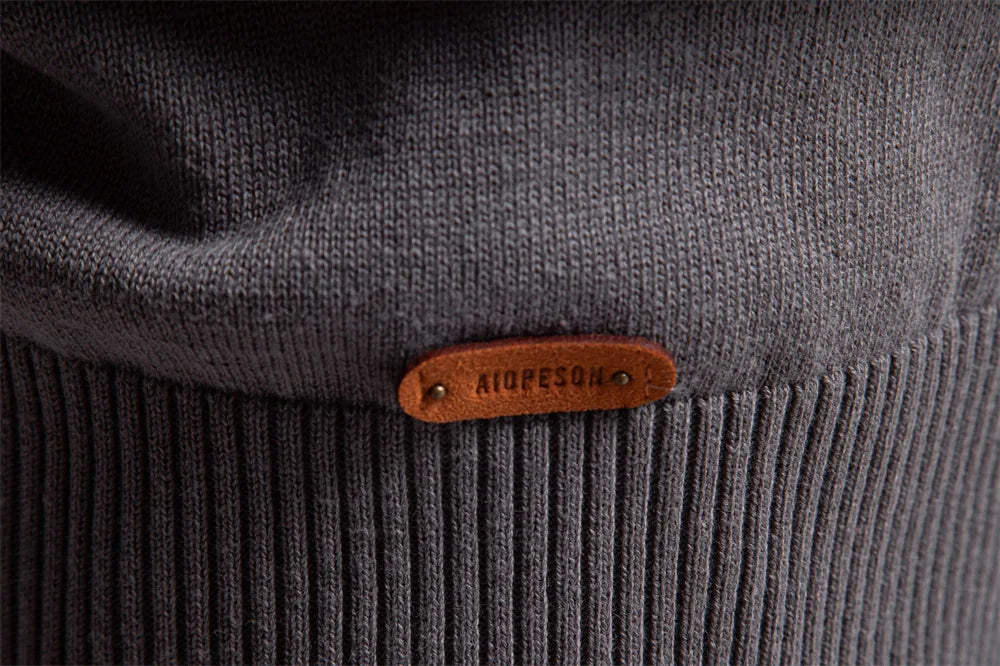 2025 Autumn Winter New Fashion Men's Solid Color O-neck Long Sleeve Casual Trendy Knitted Sweaters Male Clothes Pullover Tops