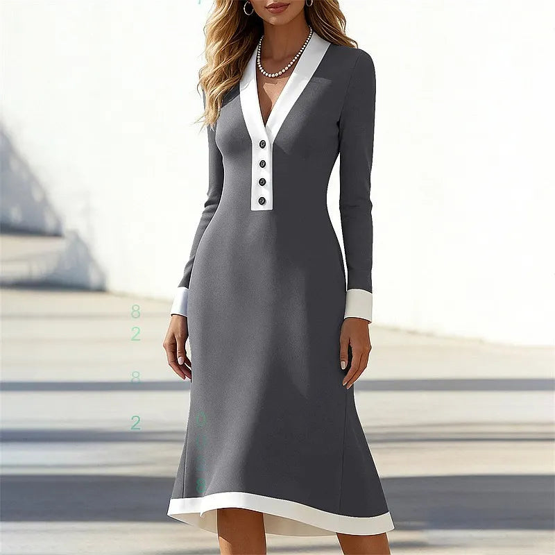 Elodie Contrast Dress