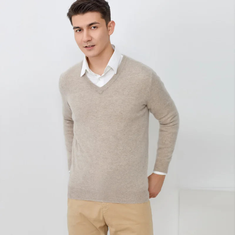 Hamburg Cashmere V Neck Cardigan